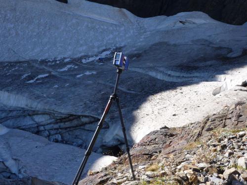 Scan du glacier de l'Arcouzan