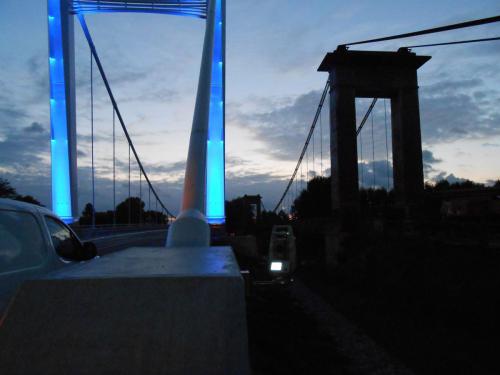 Auscultation pendant le démontage du Pont de Verdun sur Garonne