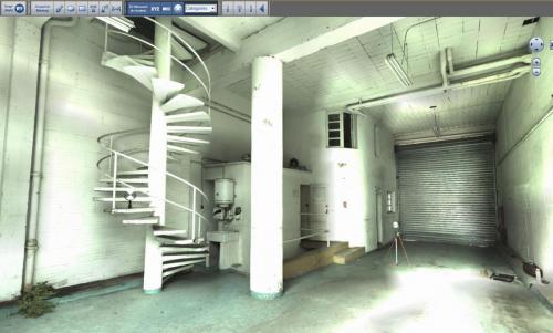 Image 3D obtenue par scan P20 (Leica)